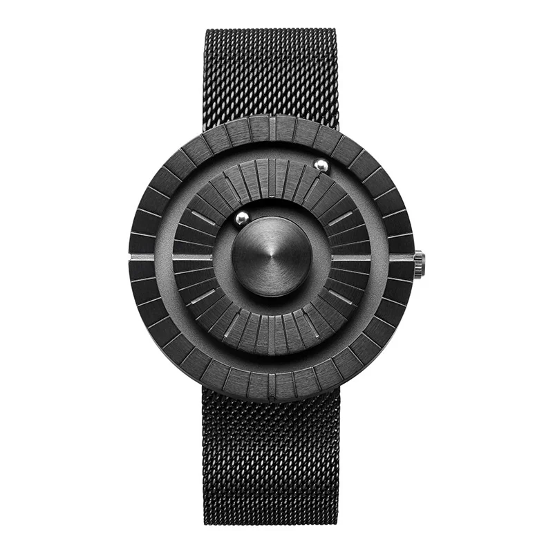 Top Trends: Quartz Watch For Men Creative Design Magnetic Watch Ball Quartz Watch Stainless Steel Mesh Strap Male Clock Relogios Masculino Shoppable Styles