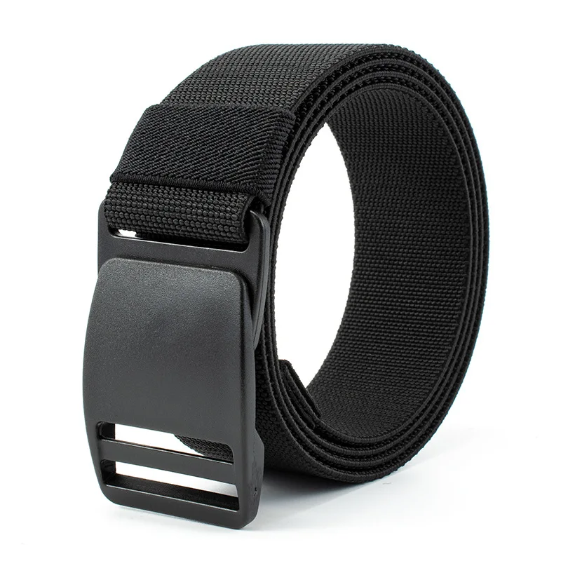 Top Trends: 130cm Plastic Buckle Nylon Canvas Belt Men Women Nylon Belt Outdoor Metal-free Military Tactical Waist Belt Airport Friendly Shoppable Styles