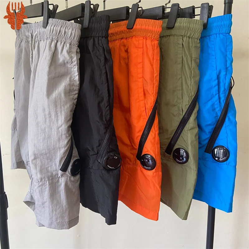 Top Trends: 2023 High-quality Fashion Summer CP Quick Drying Men&#039;s Pants Pocket Outdoor Leisure Sports Nylon Casual Beach Shorts Daily Shoppable Styles