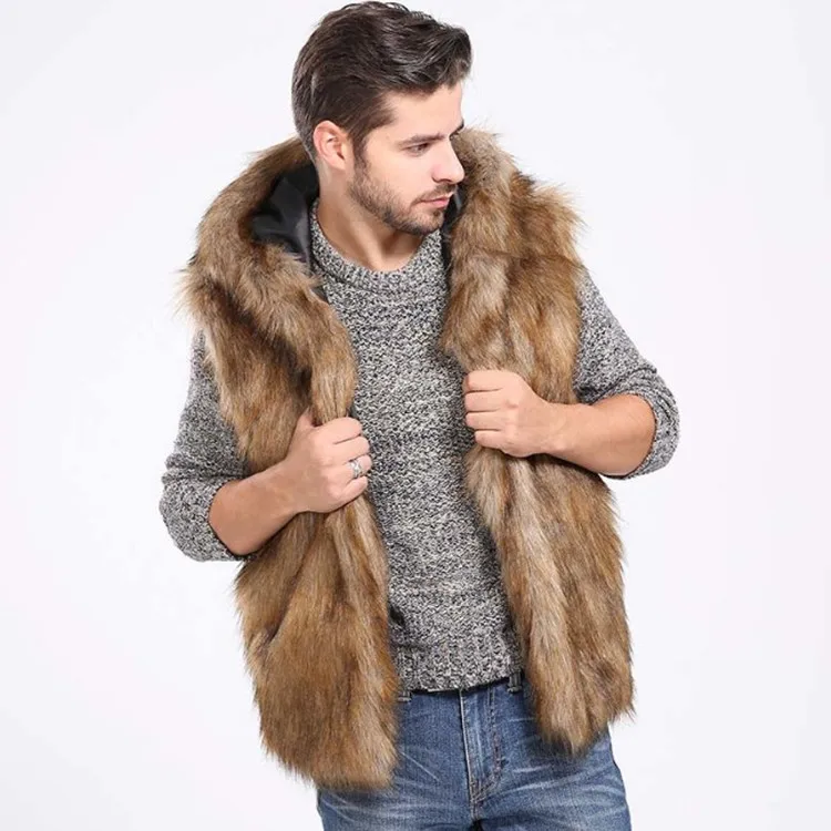 Top Trends: Men's Imitation Fur Mink Vest Men's Vest Coat Casual Fit Trend Short Imitation Fur Coat Shoppable Styles