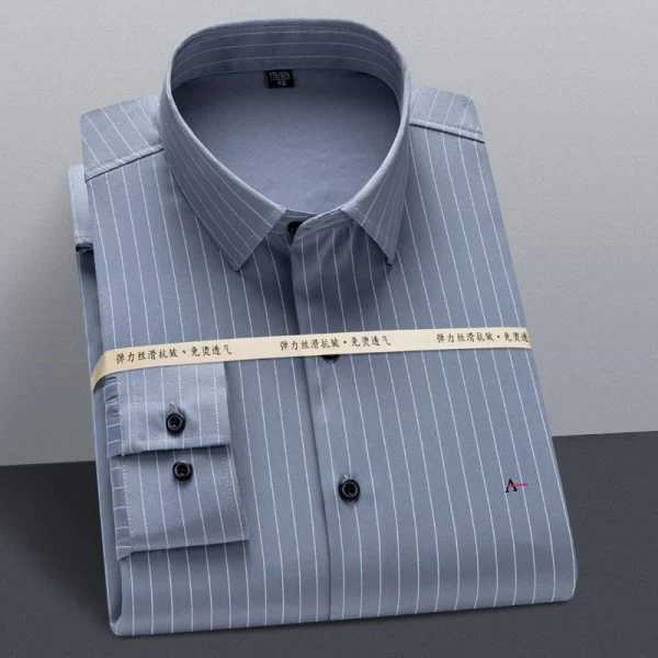 Top Trends: 2021 New Camisas Men Shirt Male Dress Shirts Camisas Men's Casual Long Sleeve Business Formal Shirt Camisa Social Masculina Shoppable Styles - Image 2