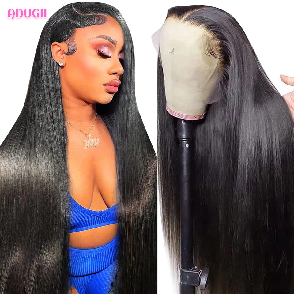 Top Trends: Straight Lace Front Wig Human Hair 13x6 13x4 Hd Lace Frontal Wig Baby Hair For Women Brazilian Remy 4x4 Lace Closure Wig Shoppable Styles