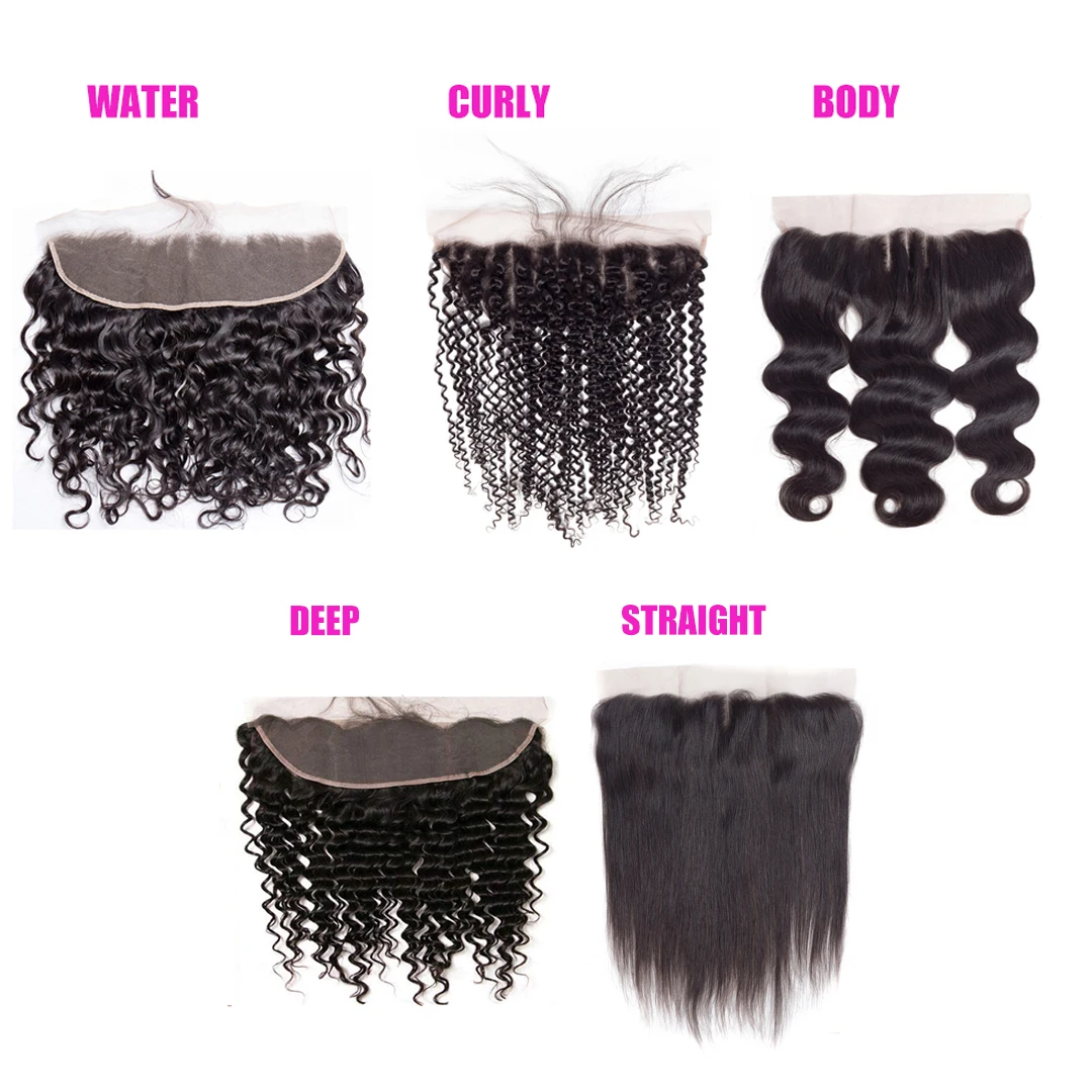 Top Trends: 13x4 Lace Frontal Only Human Hair Small Spirals Curly Lace Frontal Closure Brazilian Kinky Curly Virgin Closure Pixie Curls 3B3C Shoppable Styles