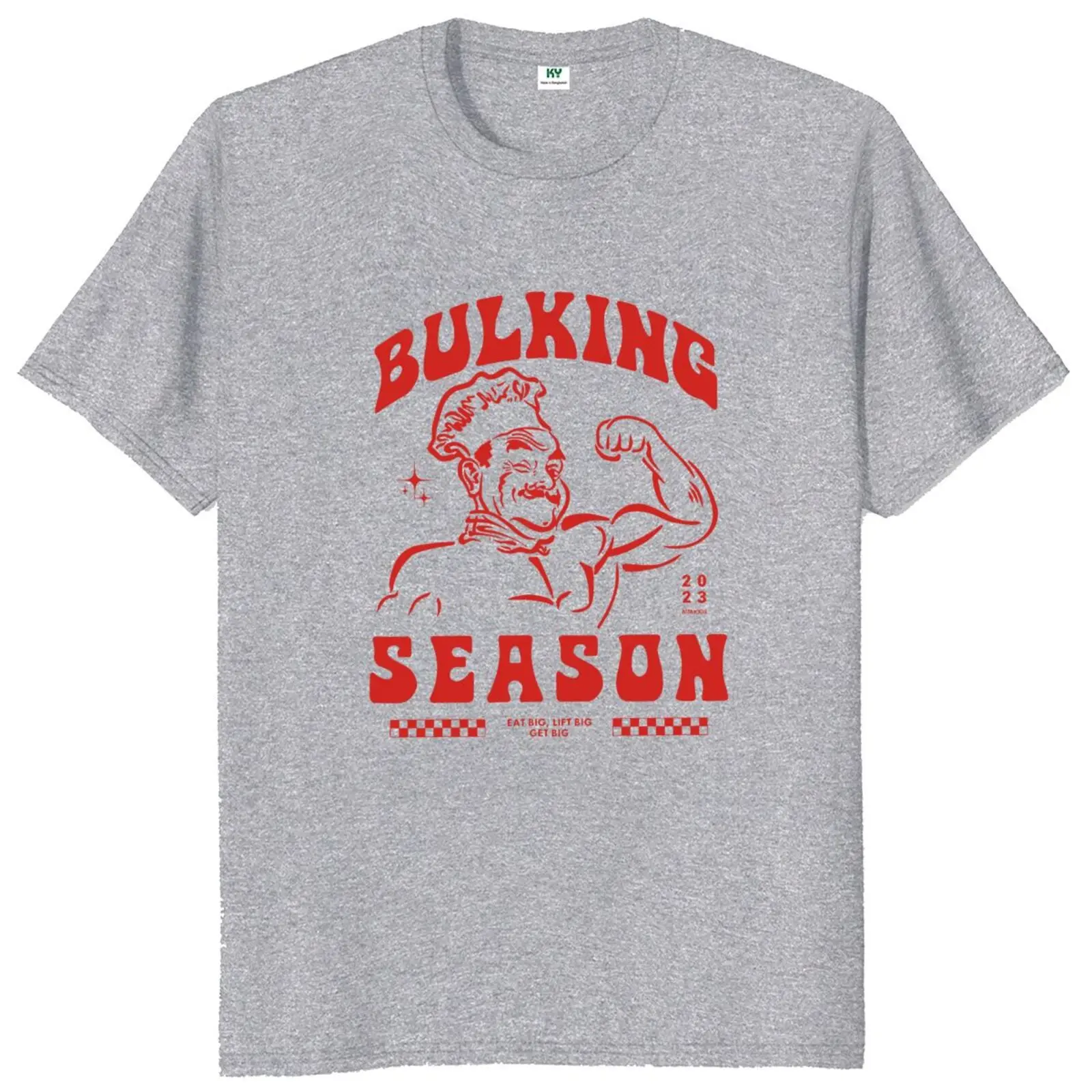 Top Trends: Bulking Season T Shirt Funny Gym Quotes Jokes Gift Y2k Streetwears EU Size 100% Cotton Unisex O-neck Summer T-shirts Shoppable Styles - Image 4