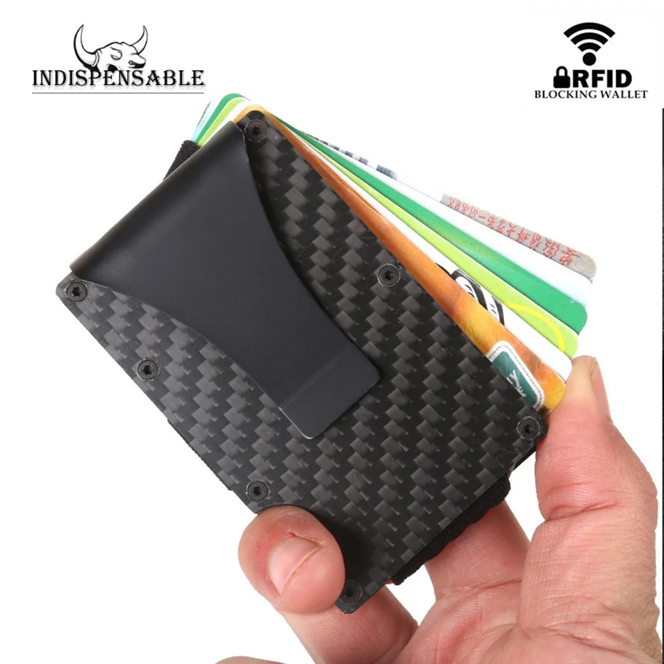 Top Trends: Slim Wallet Credit Card Holder Metal Men Montblanc Money Clip Wallet Cardholder Minimalist Rfid Aluminium Case Clipper Coin Tray Shoppable Styles