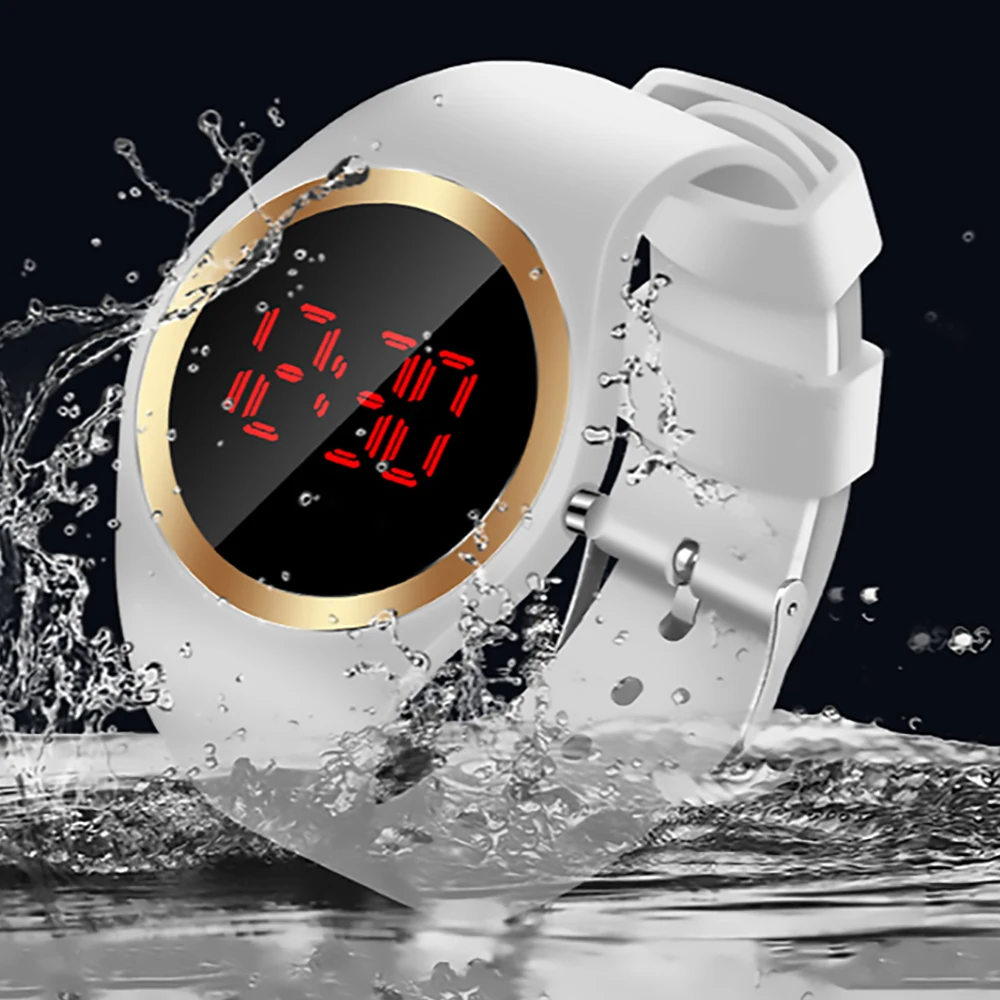 Top Trends: Fashion Men Women Sports Watches 2022 Waterproof 50m Ladies Creative Digital Watch Swimming Wristwatch Clock Reloj Digital Mujer Shoppable Styles