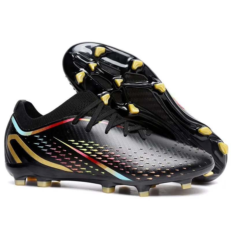 Top Trends: Soccer Shoes Men Football Boots Ultralight FG / TF Soccer Cleats Boys High Ankle Grass Training Football Boots 2023 New Shoppable Styles