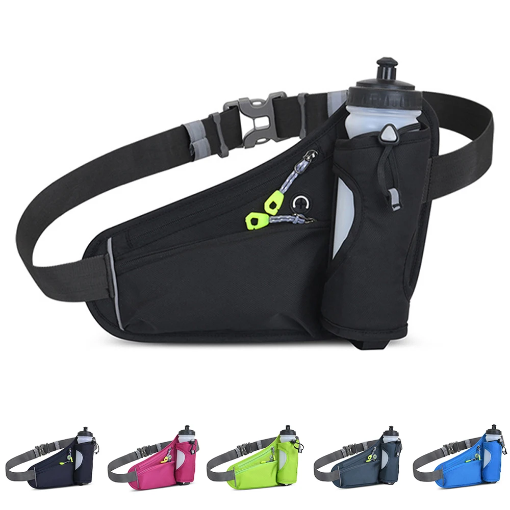 Top Trends: Sports Hydration Belt Bag Running Belt Waist Pack With Water Bottle Holder For Men Women Running Cycling Hiking Walking Bum Bag Shoppable Styles