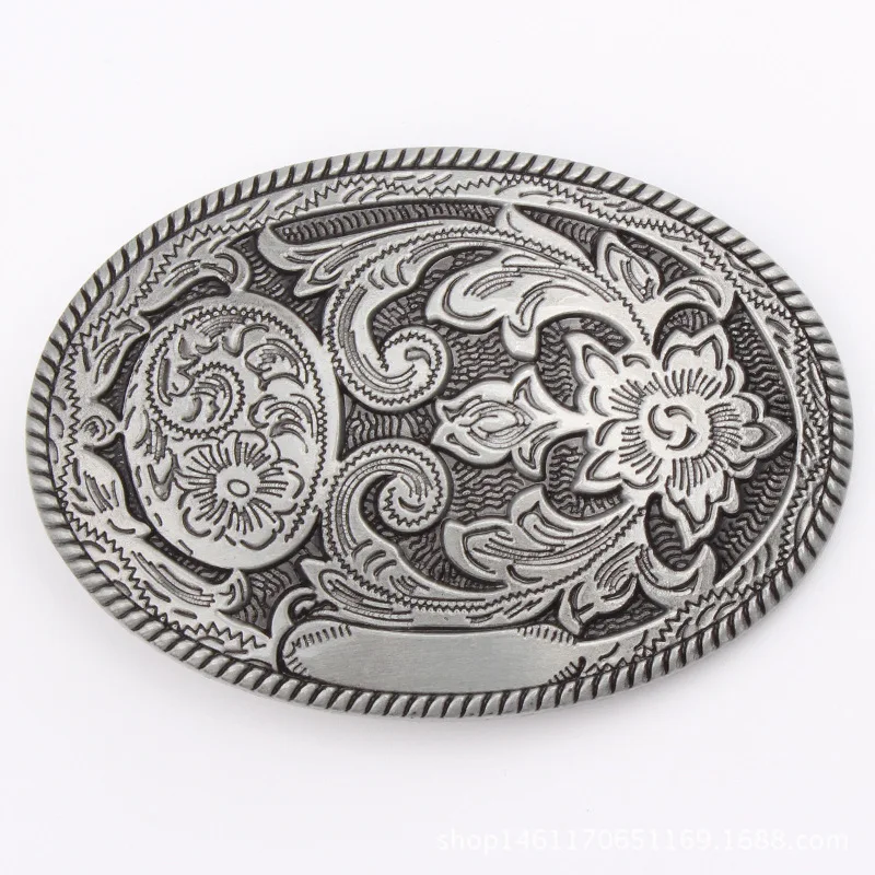 Top Trends: Woman Belt Buckle Flower Pattern 3.8cm Leather Belt Buckles Waistband DIY Shoppable Styles