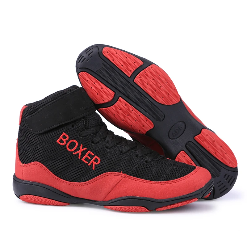 Top Trends: New Professional Boxing Shoes Men Light Weight Boxing Sneakers For Men Comfortable Wrestling Shoes Anti Slip Wrestling Sneakers Shoppable Styles