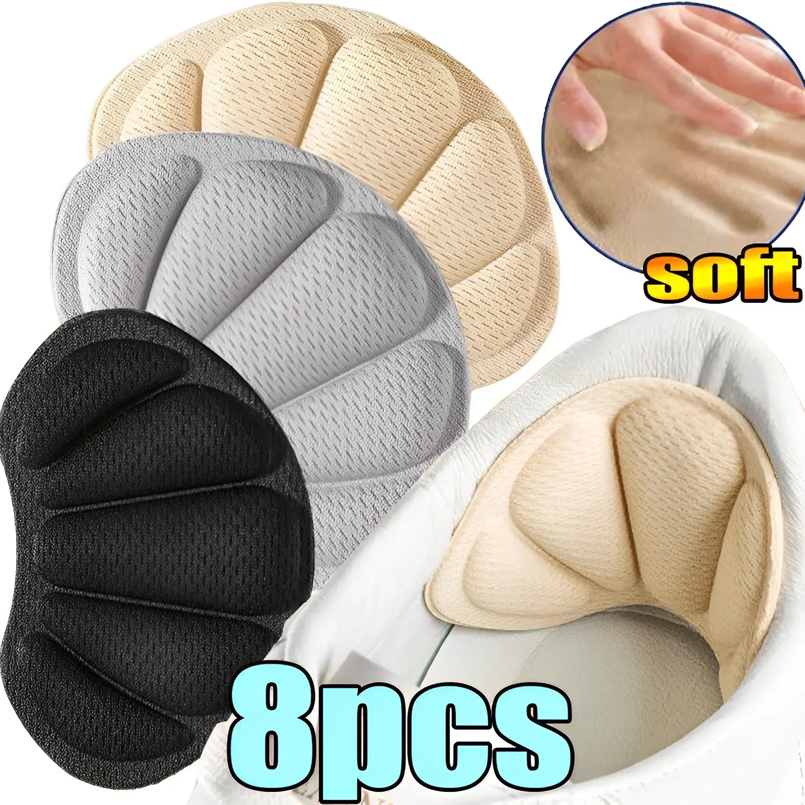 Top Trends: Insoles Patch Heel Pads For Sport Shoes Pain Relief Antiwear Feet Pad Adjustable Size Protector Back Sticker Cushion Insole Shoppable Styles