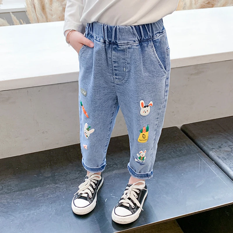 Top Trends: IENENS Kids Baby Girls Casual Clothes Jeans Trousers Toddler Infant Denim Clothing Pants Children Bottoms 1 2 3 4 5 6 7 Years Shoppable Styles