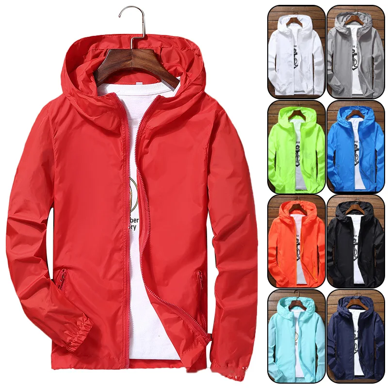 Top Trends: Quick Dry Coat Cycling Running Sunscreen Waterproof UV Women Men Thin Outwear Ultra-Light Jacket Men Windproof Coat Jacket 7XL Shoppable Styles