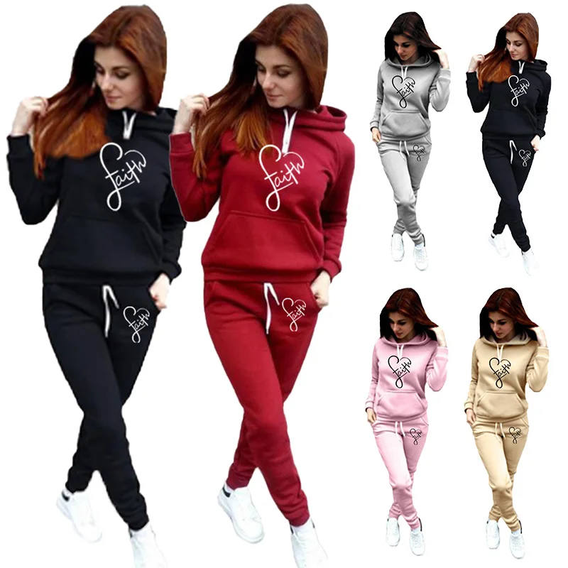 Top Trends: 2023 Women&#039;s Hoodie Suit Sportswear Pullover Oversize Sportswear Jogging Sportswear Long Sleeve Track Suit Plus Size S-4XL Shoppable Styles