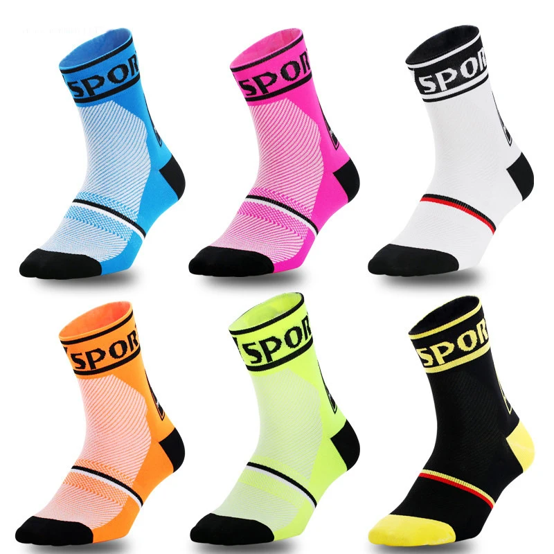 Top Trends: Sport Sock Women Men Sport Sock Supply Running Riding Cycling Over Knee Basketball Biking Breathable CompressionHockey Soccer Shoppable Styles