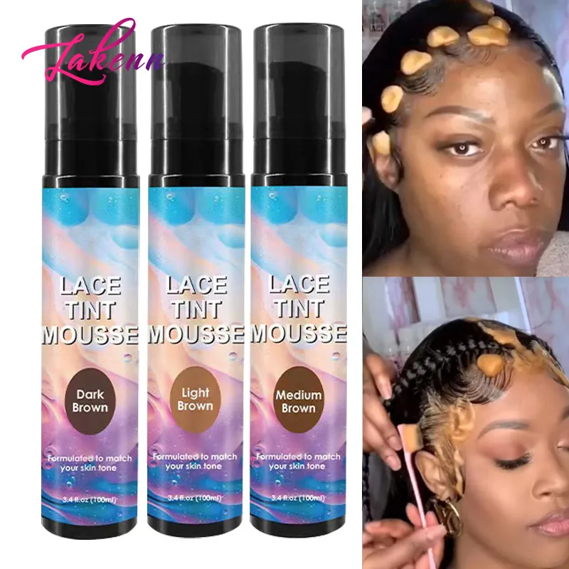 Top Trends: Lace Tint Mousse For Lace Wigs Hair Wigs Perfect Match Your Skin Tone Easy Tinting Quick-Drying Safe And Convenient Shoppable Styles