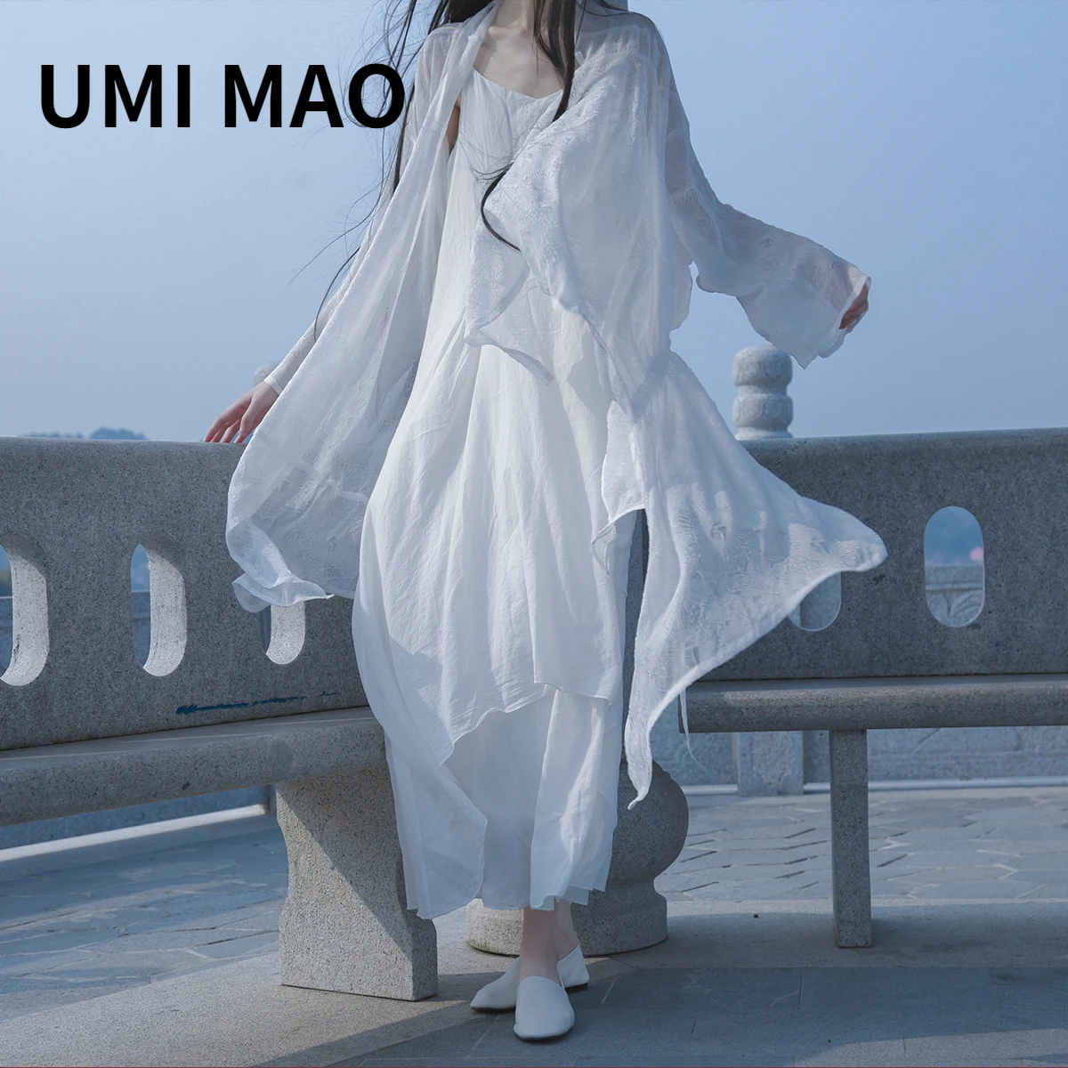 Top Trends: UMI MAO Yamamoto Dark Self-made Heavy Industry Special Crumpled Irregular Elegant Sunscreen Cardigan Female Coat Women Y2K Shoppable Styles