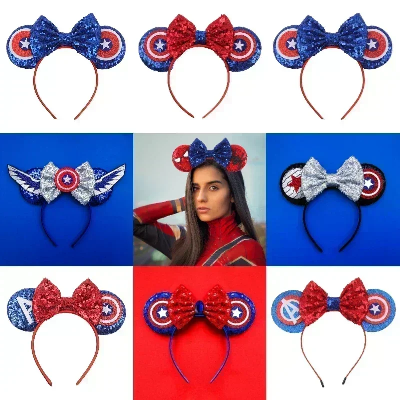 Top Trends: Disney Marvel Star Wars Ear Headbands For Adults Grogu Master Yoda Ears Hairbands Women Bow Hair Accessories Girls Kids Headwear Shoppable Styles - Image 3