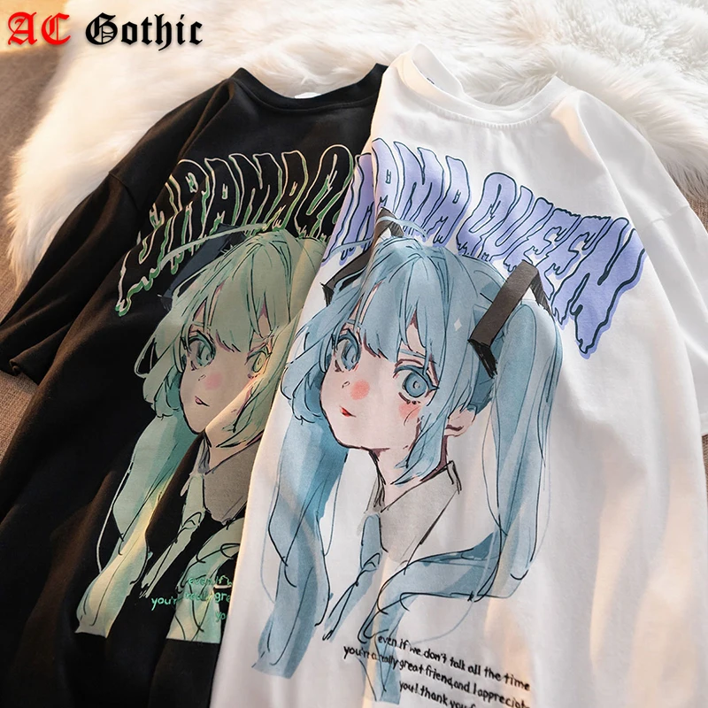 Top Trends: Fairy Japanese Anime Women T Shirt Summer Short Sleeve T-shirt Harajuku Kawaii Streetwear Fashion Woman Blouses 2022 Clothes Top Shoppable Styles