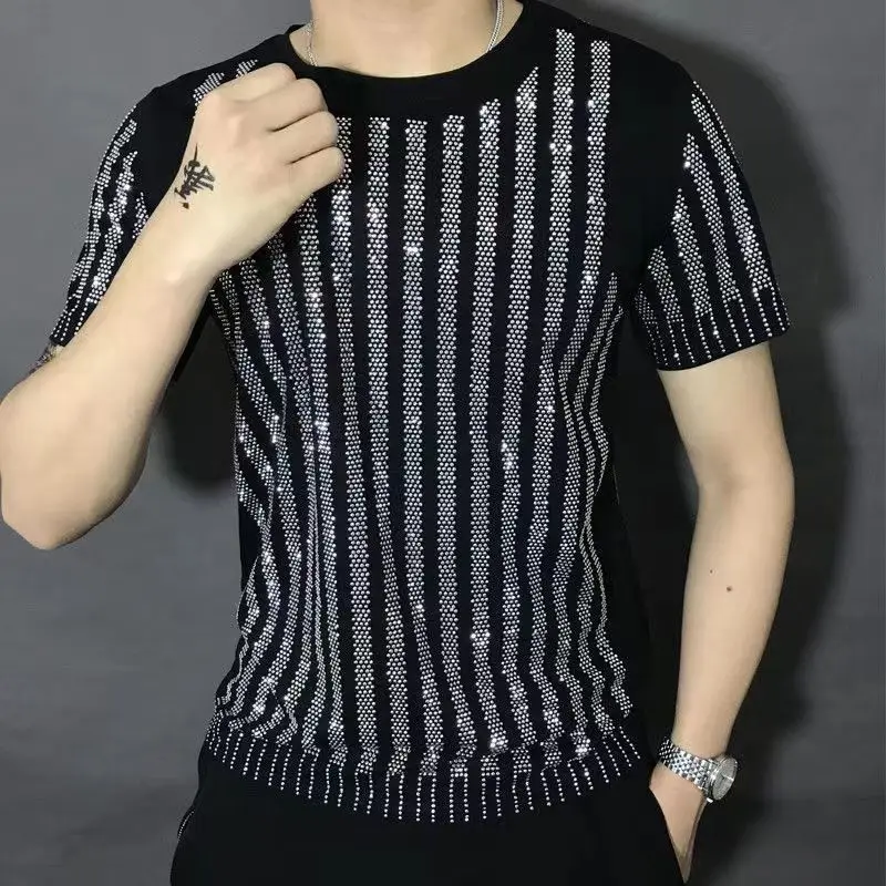 Top Trends: Summer KPOP Fashion Style Harajuku Slim Fit Ropa Hombre Loose Casual All Match Tshirts Korean Style O Neck Short Sleeve T-shirts Shoppable Styles