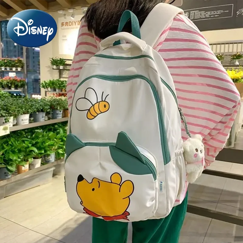 Top Trends: Disney Winnie The Pooh Backpack For Women Girl Woman Fashion Cartoon Large Capacity School Bag Fashion Durable Cute Cartoon Shoppable Styles