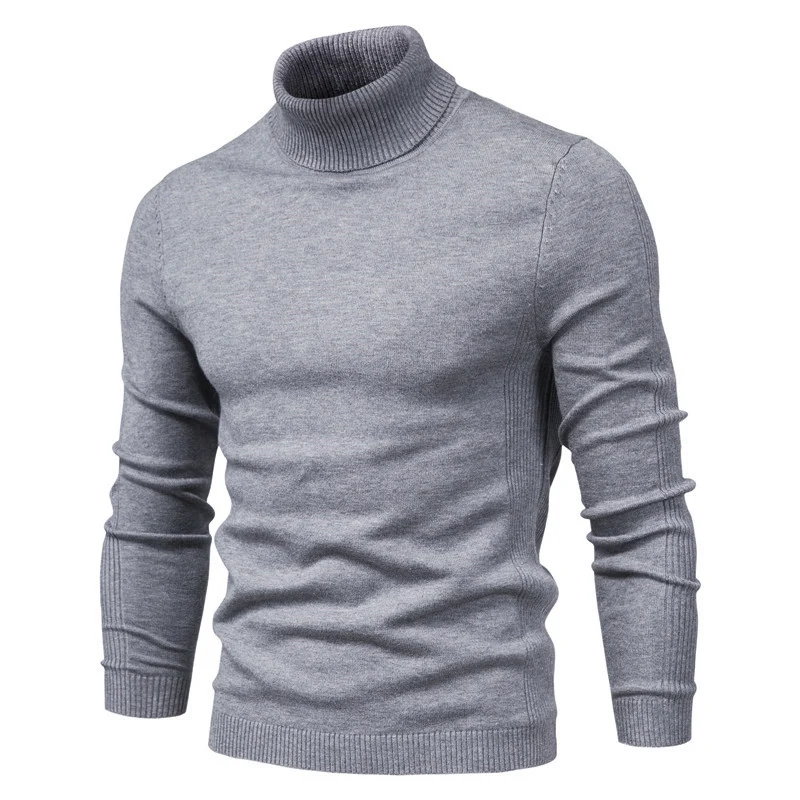 Top Trends: 2023 New Winter Turtleneck Thick Mens Sweaters Casual Turtle Neck Solid Color Quality Warm Slim Turtleneck Sweaters Pullover Men Shoppable Styles