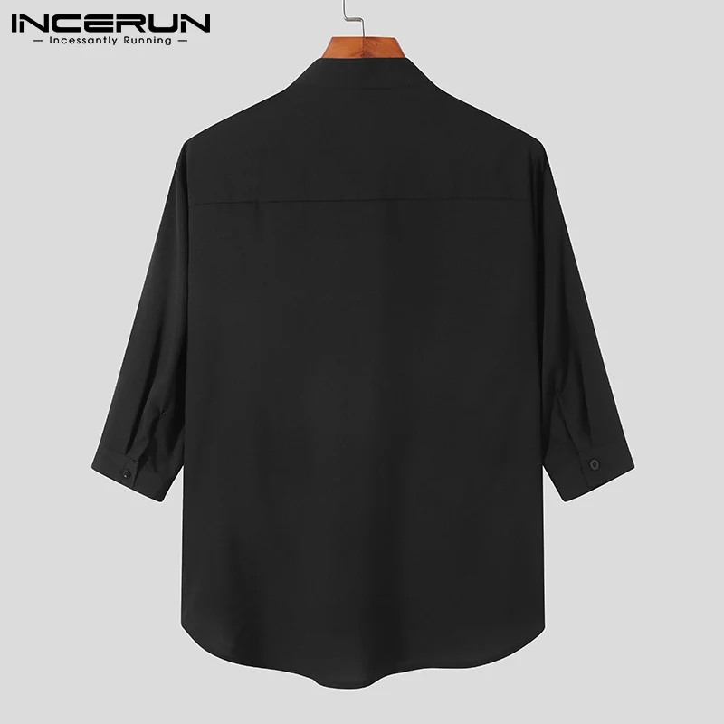 Top Trends: Stylish Simple Style New Men Blouse Casual Party Shows Male Loose Fashionable Face Printing Streetwear Shirts INCERUN Tops 2023 Shoppable Styles - Image 4