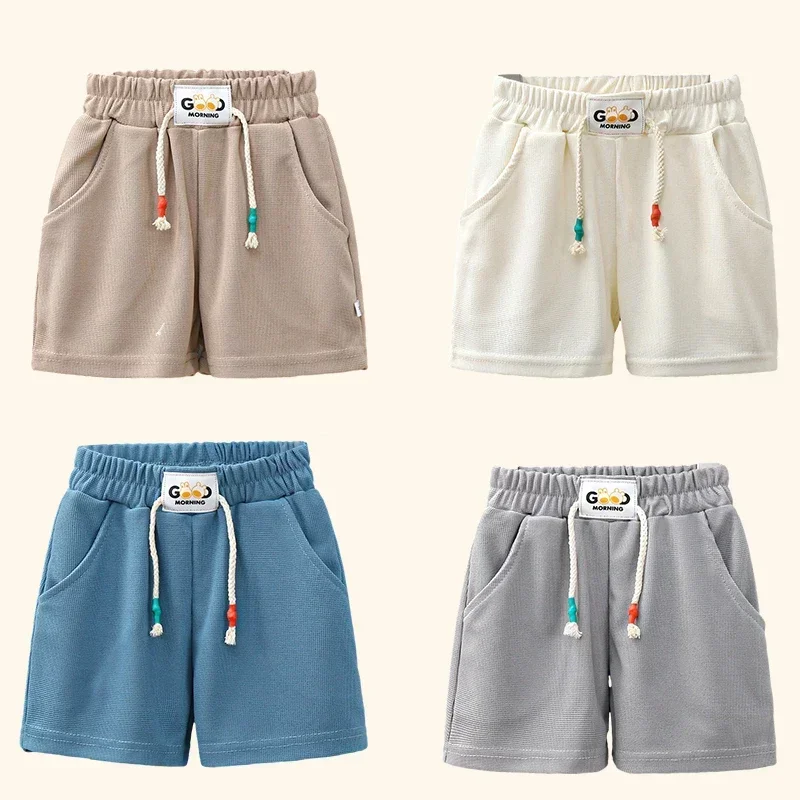 Top Trends: New Summer Boys Shorts Candy Color Beach Shorts For Kids Casual Elastic Waist Children Short Pants Sport Clothing Outwear Shoppable Styles