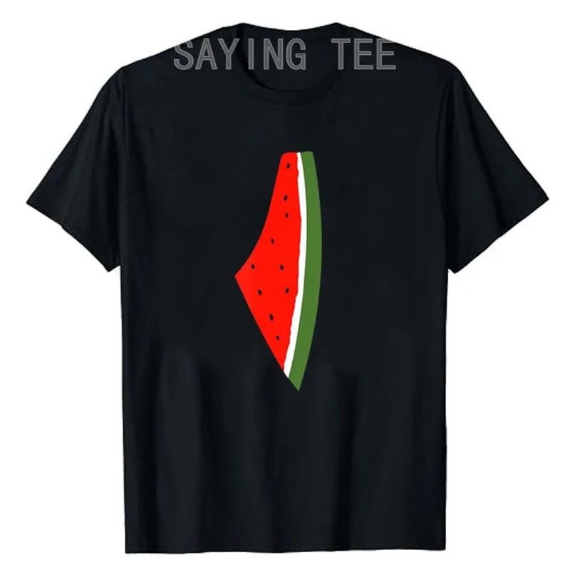 Top Trends: Palestine Watermelon Shirt Watermelon T-Shirt Palestine Map Tee Graphic Tops Summer Fashion Short Sleeve Blouses Novelty Gifts Shoppable Styles