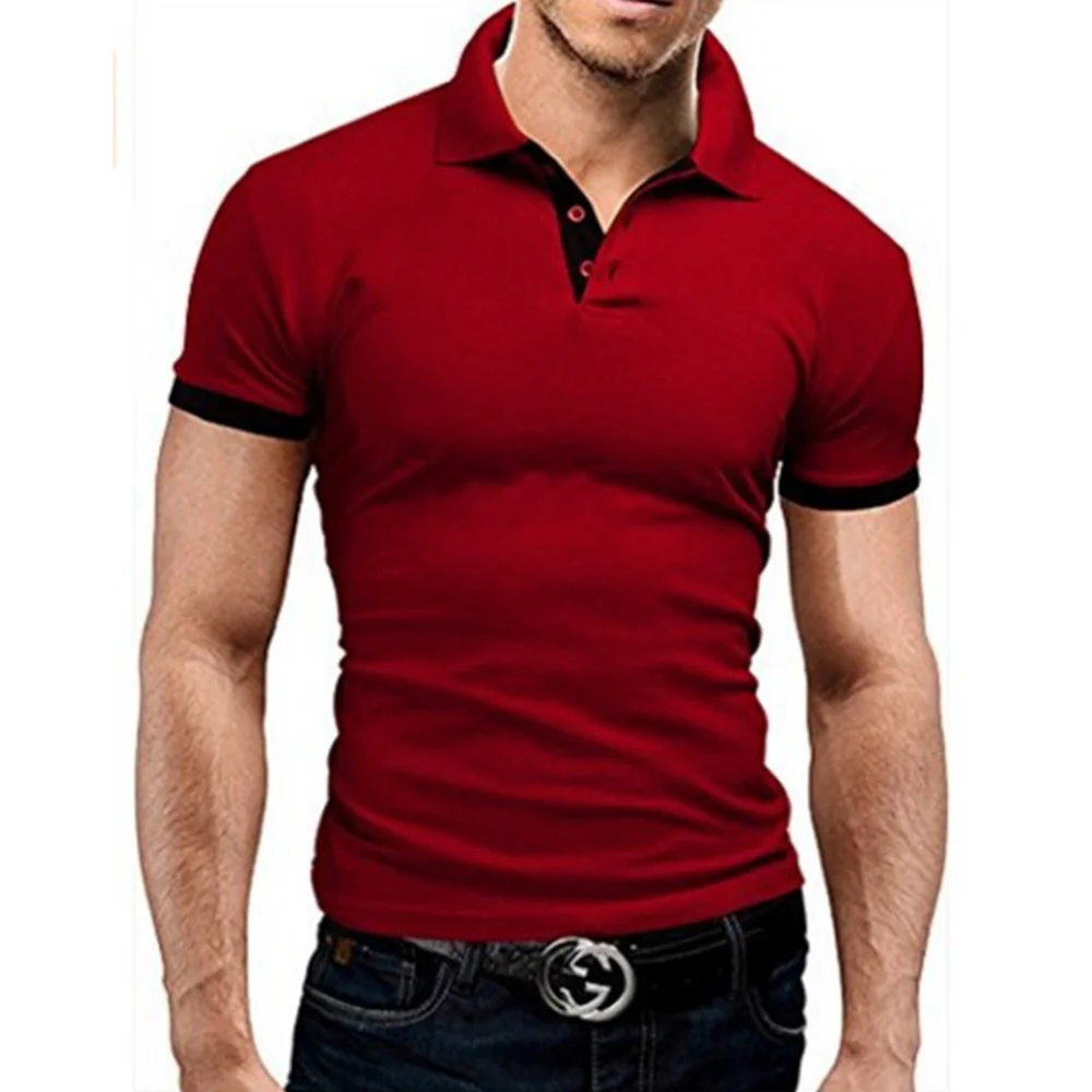 Top Trends: Covrlge Polo Shirt Men Summer Stritching Men's Shorts Sleeve Polo Business Clothes Luxury Men Tee Shirt Brand Polos MTP129 Shoppable Styles