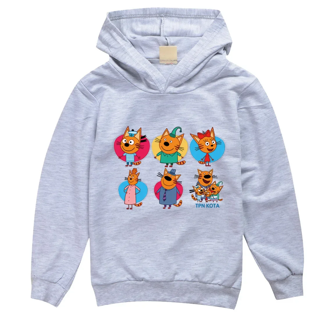 Top Trends: Kid-E-Cats Cotume Kids Russian Три Кота My Family Three Happy Cats Clothes Baby Girls Sweatshirts Boys Fashion Hooded Outerwear Shoppable Styles - Image 4