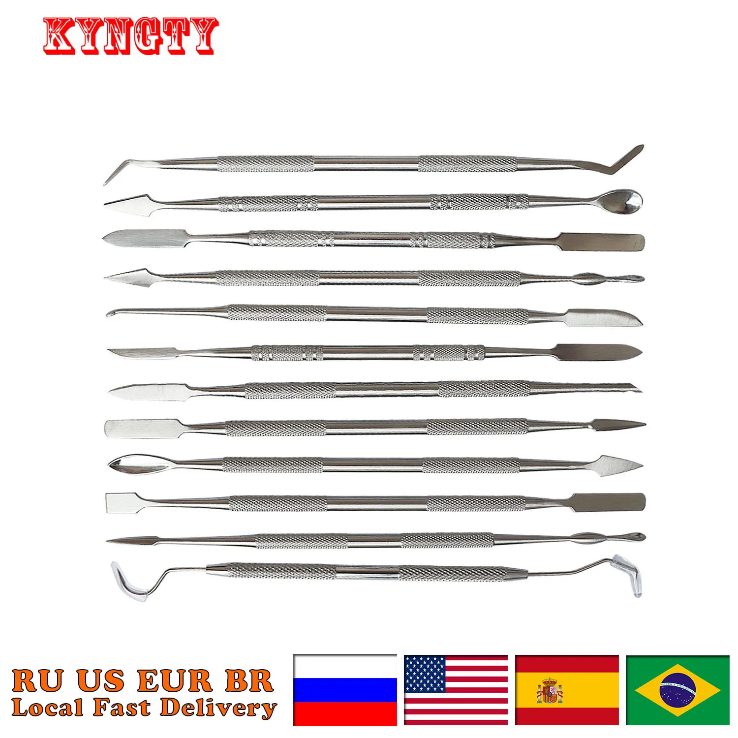 Top Trends: Stainless Steel Metal Spatula For Wax Knife Kit Sculpture Tools Blade Dental Knife Carve Pottery Clay Carving Modeling Jewelry Shoppable Styles