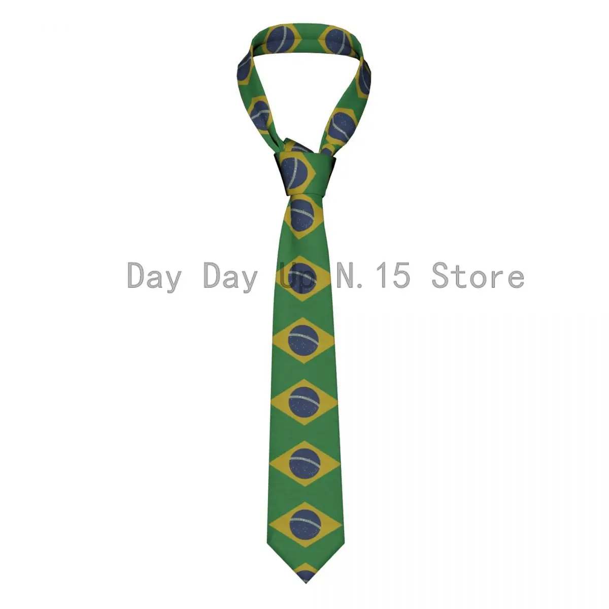 Top Trends: Brazil Flag Vintage Tie For Men Women Necktie Tie Clothing Accessories Shoppable Styles