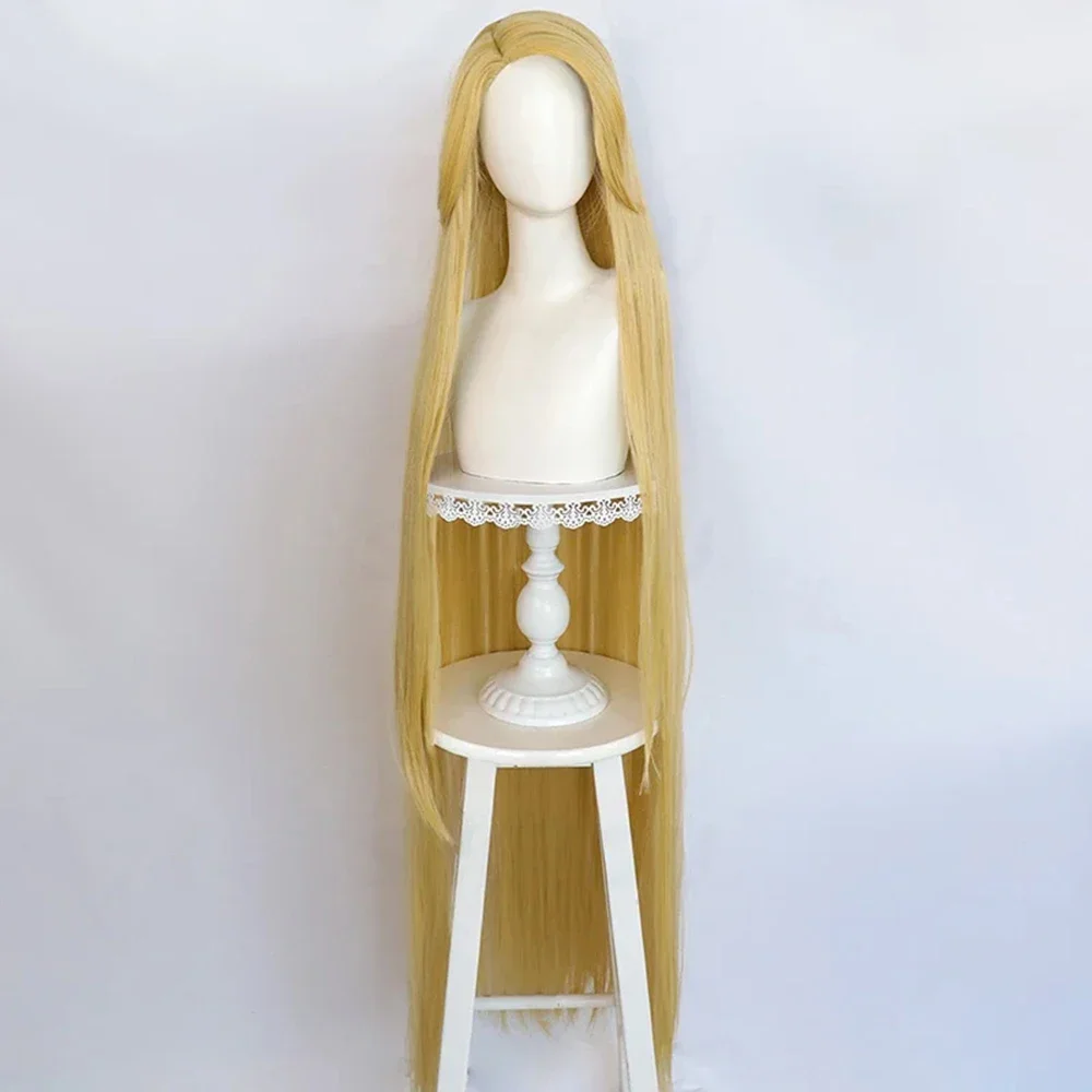 Tangled Princess Rapunzel Wig Blonde Long Heat Resistant