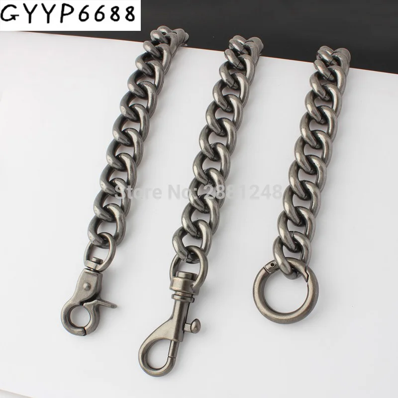 Top Trends: New Old Silver 17mm Aluminum Chain Roller Metal Thick Light Weight Chain For Hand Bags Long Strap Replace Shoppable Styles