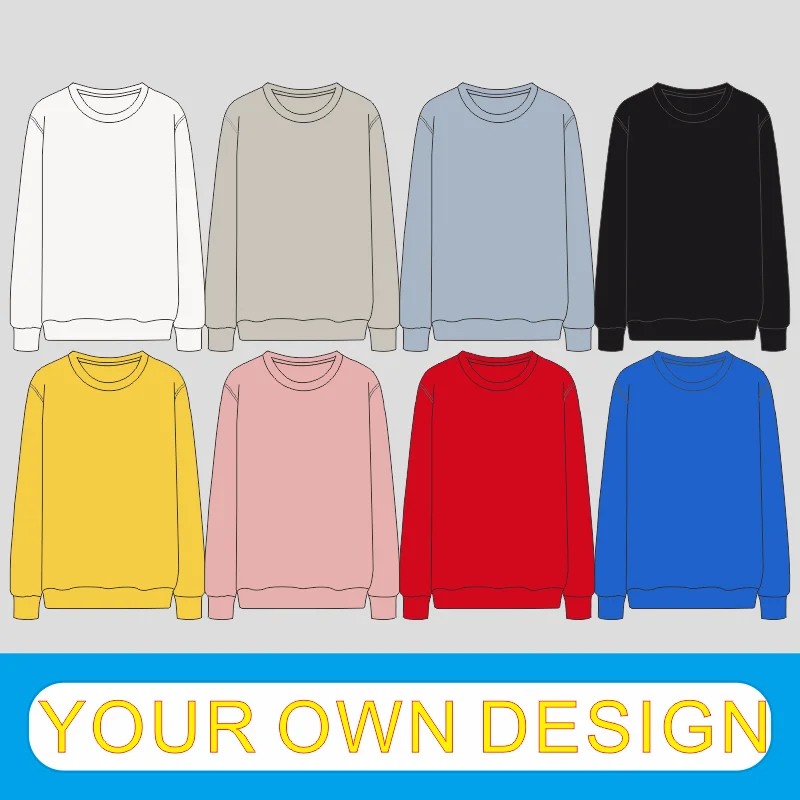 Top Trends: Custom Sweatshirts Logo Text Photo Men Women Polluver Customize Hoodies Customization Design Personal Custom Embroidery 2022 Shoppable Styles