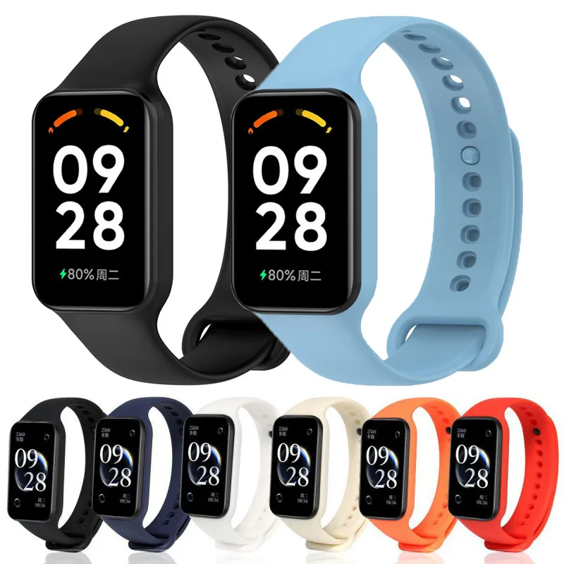 Top Trends: Strap For Xiaomi Redmi Band 2 Waterproof Silicone Replacement Wristband Sports Bracelet For Redmi Band 2 Smart Watch Accessories Shoppable Styles