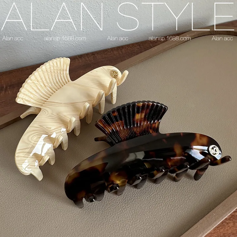 Top Trends: 9cm Long Acetate Hair Crabs Hair Clips Claws For Girls Rolled Up Hair Style Daliy Shoppable Styles