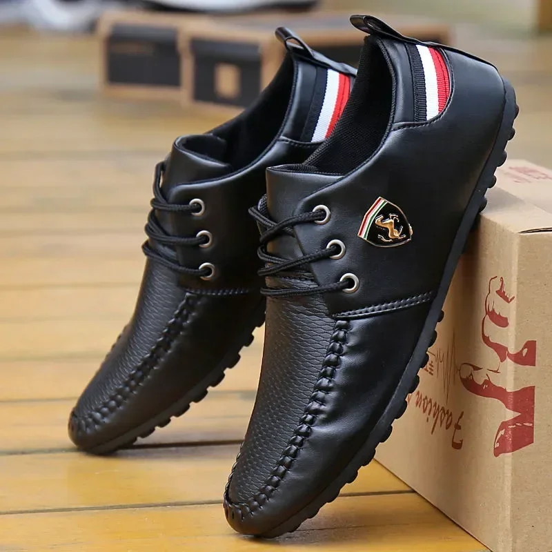 Top Trends: Leather Shoes For Men Casual Loafers Moccasins High Quality Shoes Male Lightweight Driving Footwear 2023 Zapatillas Hombre Male Shoppable Styles