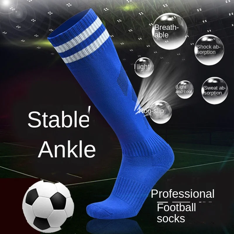 Top Trends: Kid Men Football Socks Non-slip Long Tube Over Knee Stocking Biking Cycling Running Soccer Compression Outdoor Sports Gym Sock Shoppable Styles - Image 3