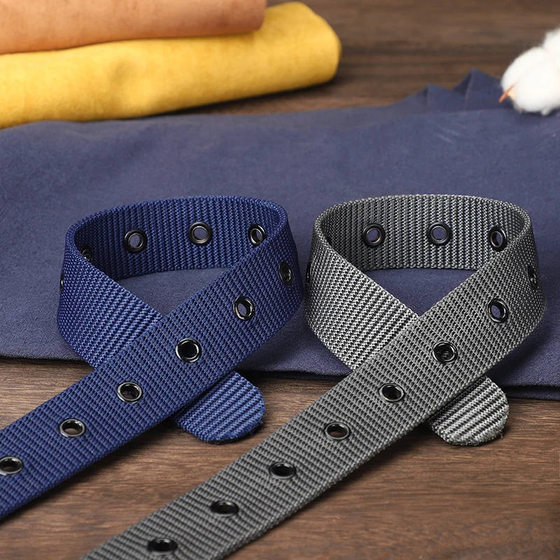 Top Trends: Perforated Canvas Belt, Men's Needle Buckle Belt, Student Youth Korean Version, Versatile Jeans Belt, Military Training, Extende Shoppable Styles - Image 5