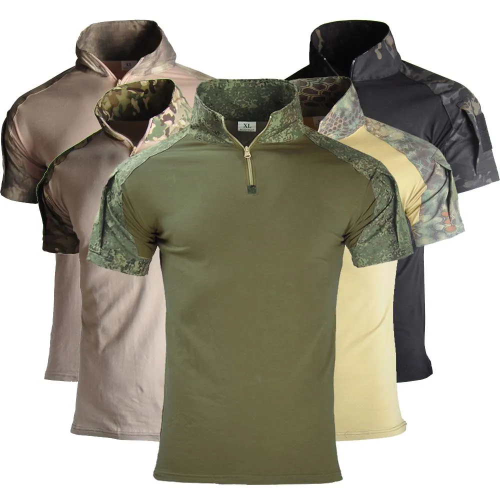 Top Trends: Military T-shirt Summer Short Sleeve Top Tee Outdoor Tshirt Casual Clothing Army Workout Plus 8XLTactical T Shirt Men Clothing Shoppable Styles