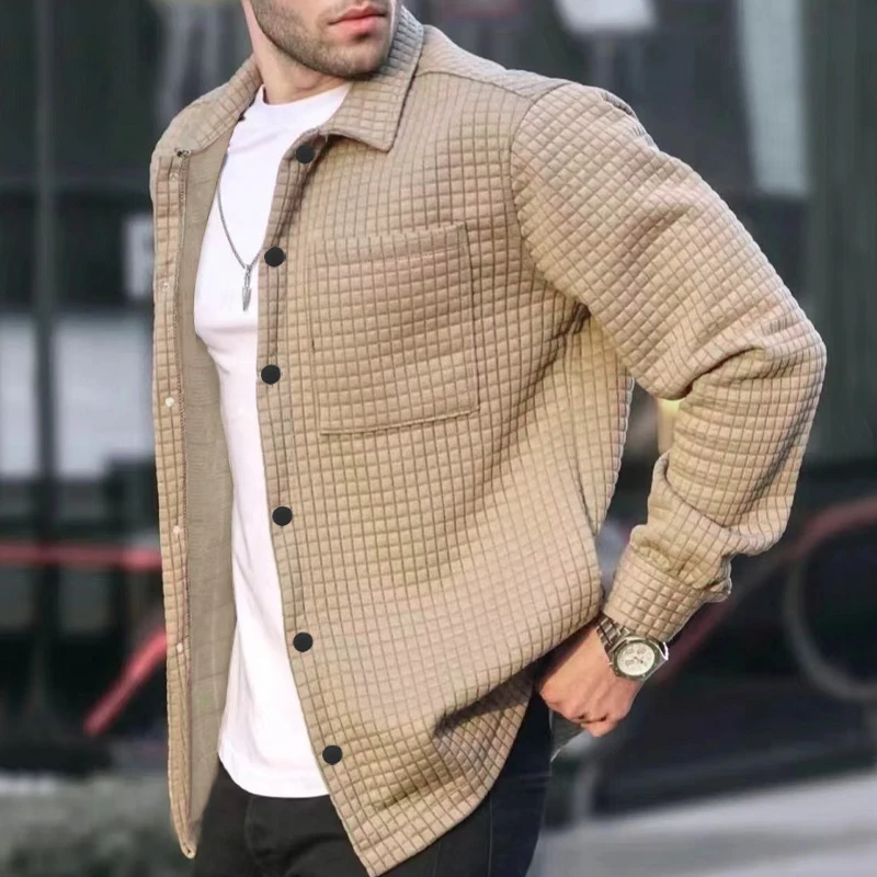 Top Trends: 2023 Spring And Autumn New European And American Style Jacket Men's Loose Relaxed Loose Fashion Long Sleeve Cardigan Coat Men's Shoppable Styles