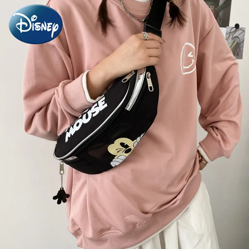 Top Trends: Disney Cartoon Cute Mickey New Women's Waistpack High Quality Children's Waistpack Large Capacity Fashion Girls' Crossbody Bag Shoppable Styles