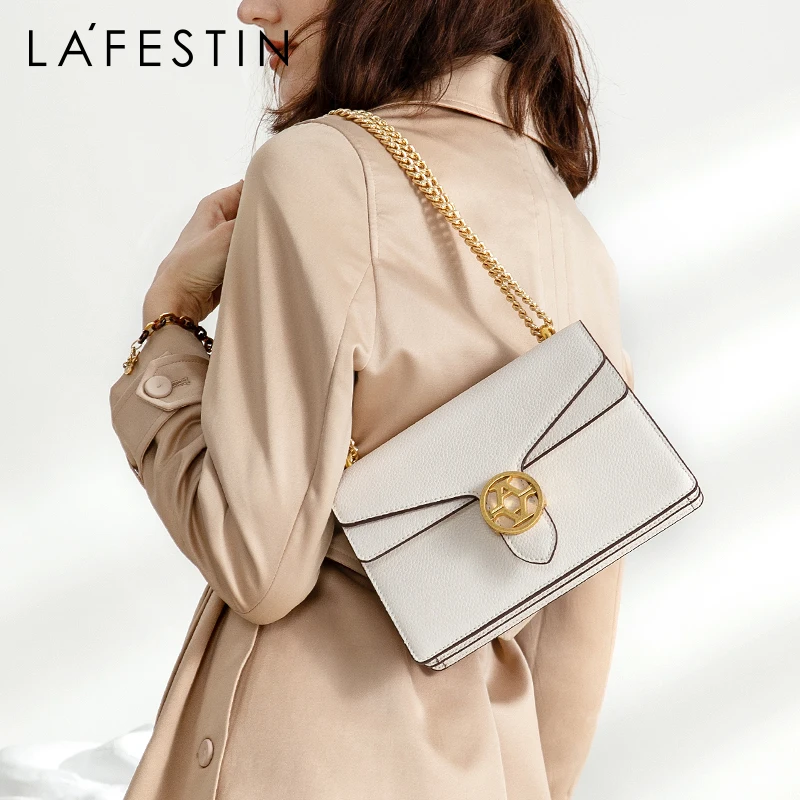 Top Trends: LA FESTIN New Fashion Luxury Women Handbag High Quality Temperament Shoulder Messenger Bag Classic Chain Leather Bags Shoppable Styles