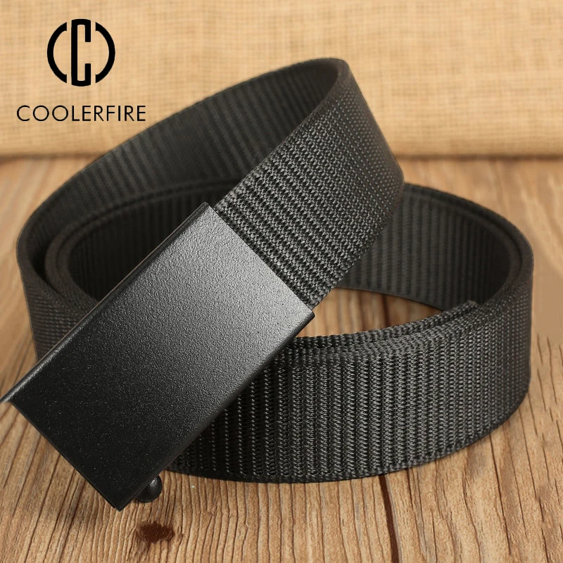 Top Trends: Mens Belts Nylon Webbing High Quality Army Canvas Casual Fabric Tactical Belt Accessories Male Military Jeans Waist Strap HB073 Shoppable Styles