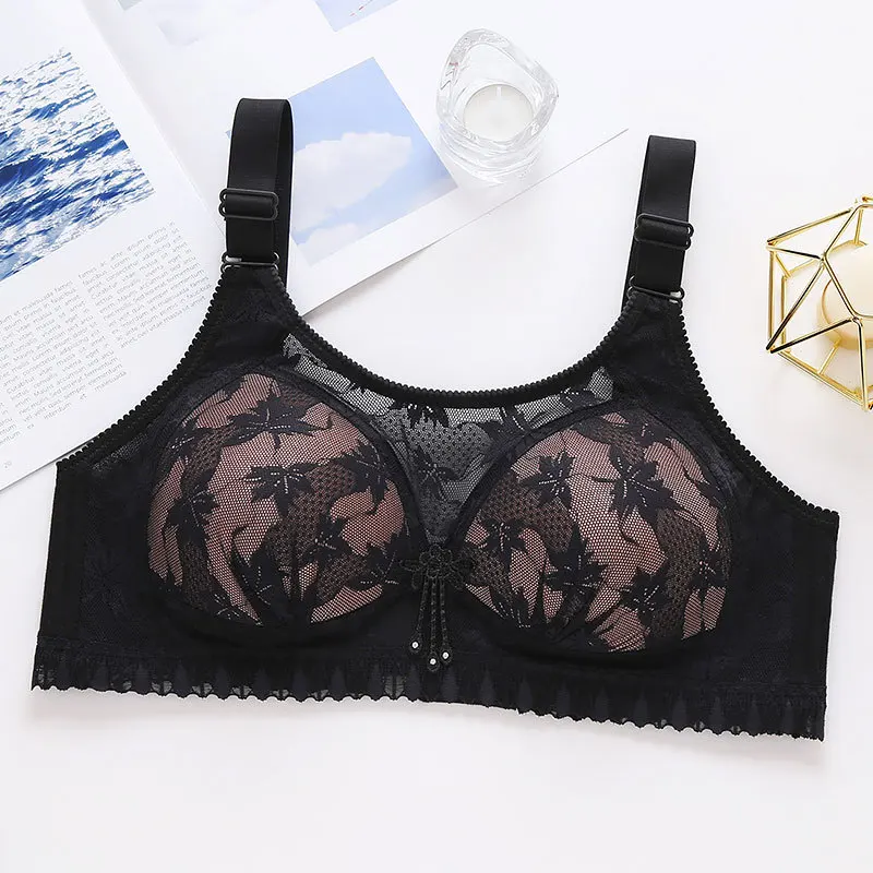 Top Trends: Thin Section Large Size Sexy Push Up Bras Anti-sagging Belly Breast Wipe Women's Underwear High-grade Brassiere Ropa De Mujer BH Shoppable Styles - Image 5