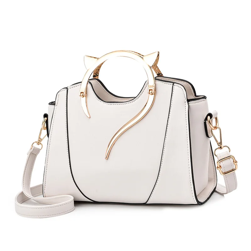 Top Trends: Vento Marea Handbag For Women 2023 Fashion Design Purse Brand Tote Soft PU Leather Shoulder Bag Side Cat Quality Crossbody White Shoppable Styles