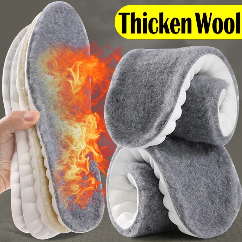 Top Trends: Self Heated Thermal Insoles For Feet Winter Warm Wool Thermal Memory Foam For Men Women Sports Shoes Self-heating Shoe Pads Shoppable Styles