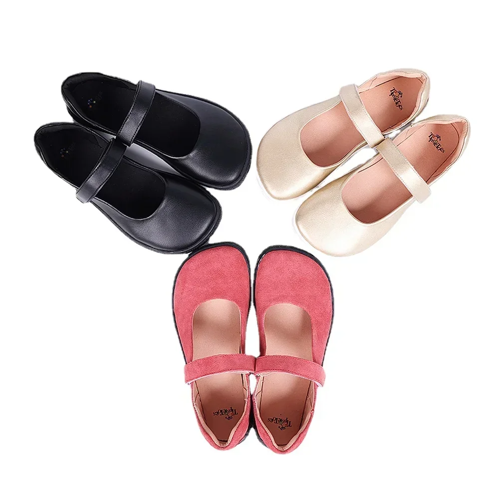 Top Trends: Tipsietoes 2024 Sprinng Autumn Barefoot Leather Ballerina For Women With Flat Soft Sole Zero Drop Wider Toes Box Light Weight Shoppable Styles